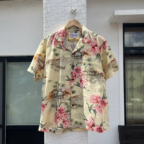 [BUNJANG] Paradise Hawaiian Shirt / 파라다이스 하와이안 셔츠 Made Hawaii