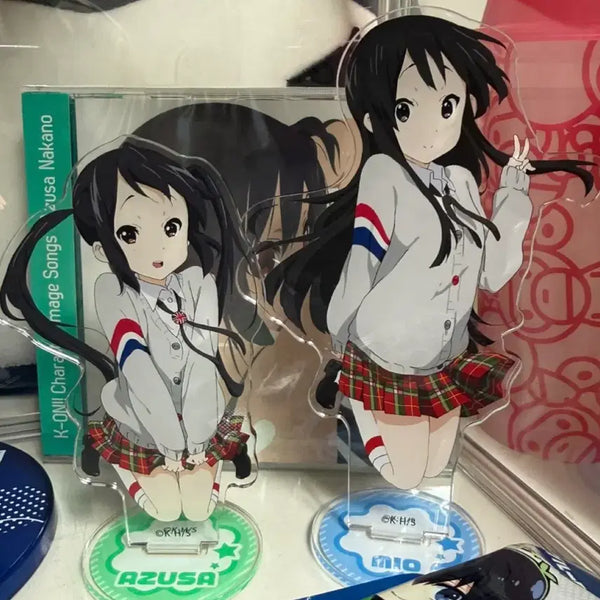 [BUNJANG] K-ON! Azusa Nakano & Mio Akiyama Acrylic Standee Bundle Set / 일괄 케이온 나카노 아즈사 아키야마 미오 아크릴스탠드 crux내수용피규어 극장판 런던 교복