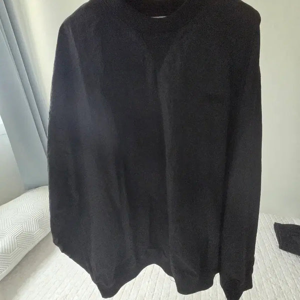 [BUNJANG] Musinsa Standard Sweatshirt Black Size 105 / 무신사 스탠다드 맨투맨 검정색 105호