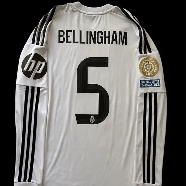 [BUNJANG] Real Madrid 25/26 Long Sleeve Home Kit Bellingham XL / [새상품] 레알마드리드 홈 긴팔 25/26 벨링엄