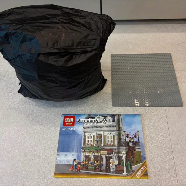 [BUNJANG] Lepins Compatible Modular Paris Restaurant 15010 Building Blocks Set / 레핀 레고 호환 모듈러 파리레스토랑 15010
