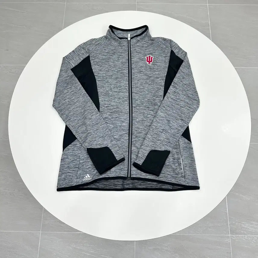[BUNJANG] Adidas Golf Puremotion Women's Zip-Up Jacket - Grey, Size L (Z94301) / 아디다스 골프 퓨어모션 여성 집업 자켓 그레이 L Z94301