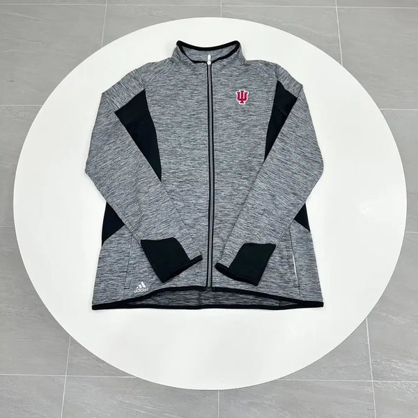 [BUNJANG] Adidas Golf Puremotion Women's Zip-Up Jacket - Grey, Size L (Z94301) / 아디다스 골프 퓨어모션 여성 집업 자켓 그레이 L Z94301
