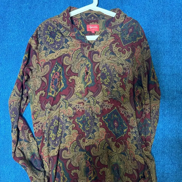 [BUNJANG] Supreme Paisley Silk Shirt / 슈프림 페이즐리셔츠