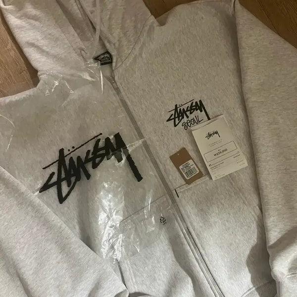 [BUNJANG] Stussy Seoul Zip-Up Hoodie XL / 스투시 서울 후드집업 XL 새상품