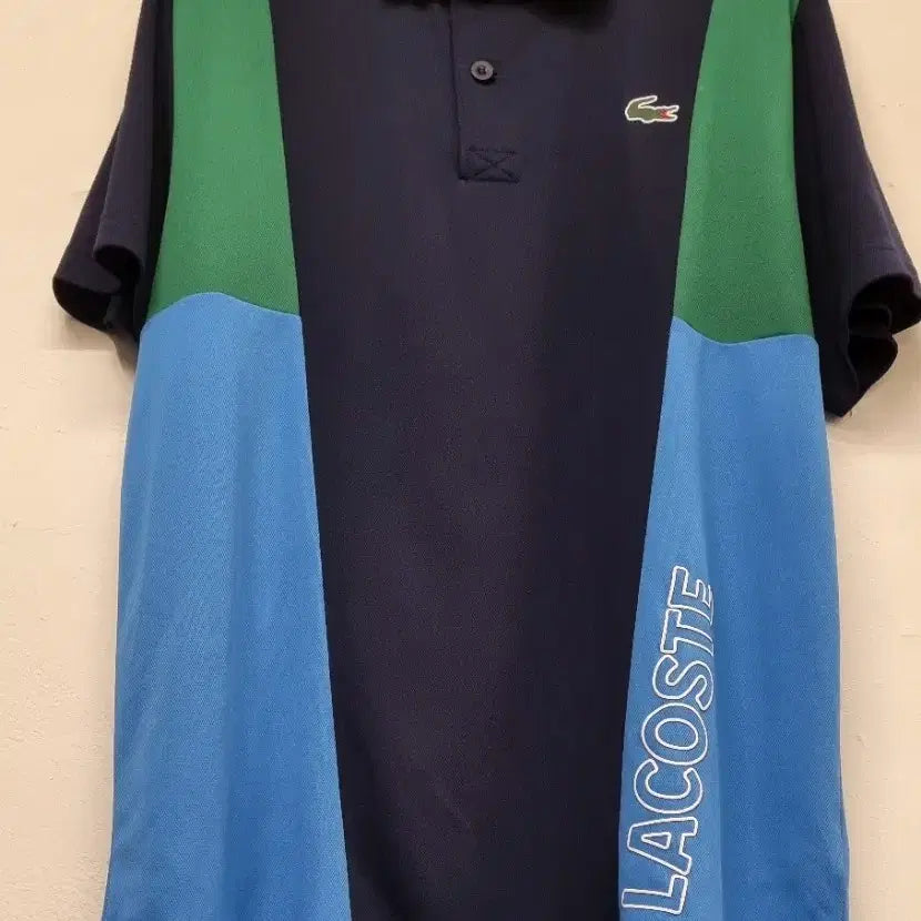 [BUNJANG] Lacoste Functional Short-Sleeve Polo Shirt (Size 95-100) / 95~100) 라코스테 기능성 반팔 카라티