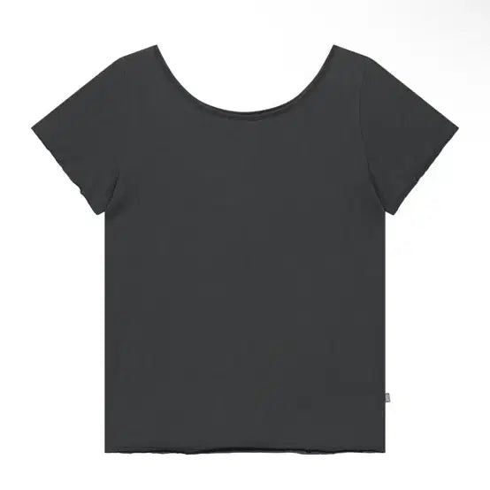 [BUNJANG] Koiseo038 Loose Off-Shoulder T-Shirt Charcoal / 코이세이오038 루즈 오프숄더 티셔츠 차콜