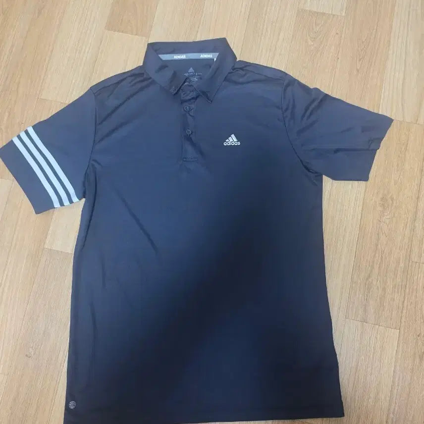 [BUNJANG] Adidas Functional Collar T-Shirt Navy (Slim 105) / 아다다스 기능성 카라 티셔츠(100~슬림105)
