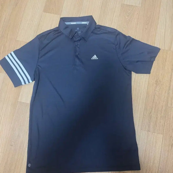 [BUNJANG] Adidas Functional Collar T-Shirt Navy (Slim 105) / 아다다스 기능성 카라 티셔츠(100~슬림105)
