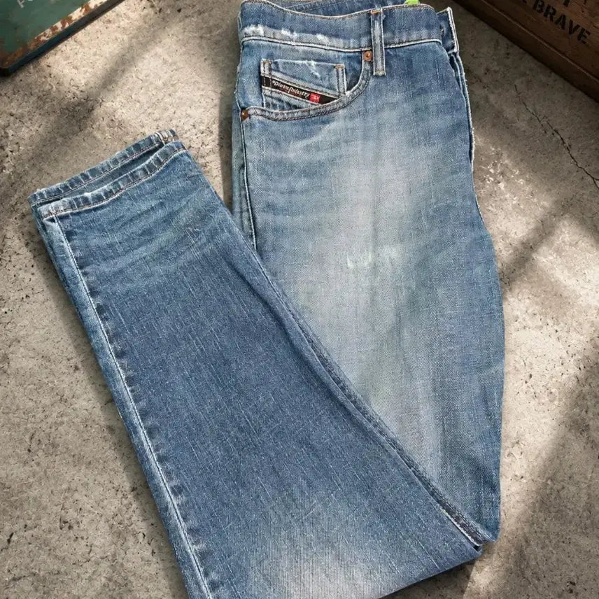 [BUNJANG] Diesel Straight Fit Washed Jeans (Approx. 31 inches) / 디젤 청바지 약31인치