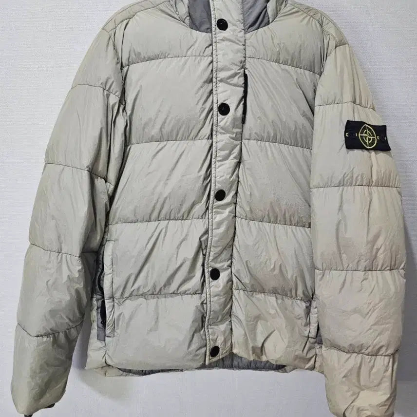 [BUNJANG] Stone Island Crinkle Labs Down Puffer Jacket (Size M) / 정품 스톤아일랜드 크링클랩스 다운패딩 95/M