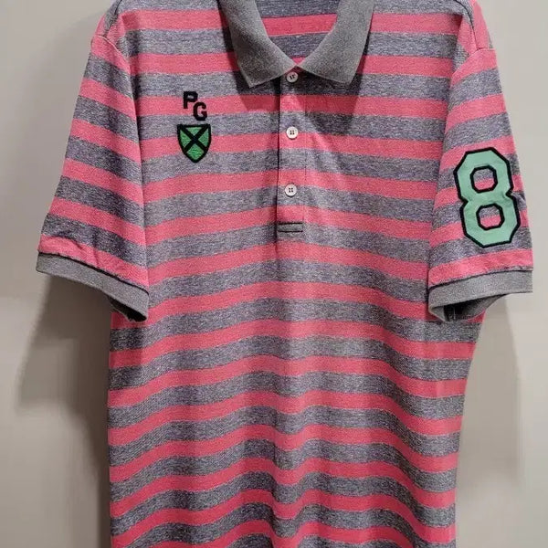 [BUNJANG] 2024 Paris Gates Men's Golf Stripe T-Shirt / 파리게이츠 남성 마 티셔츠