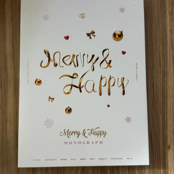 [BUNJANG] Twice Merry & Happy Photobook / 트와이스 메리앤해피 모노그래프 포토북 화보집