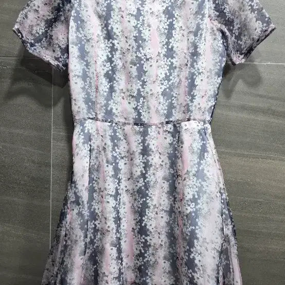 [BUNJANG] Carven 100% Silk Floral A-Line Midi Dress / (정품)CARVAN 까르뱅 ,  실크 100%  플로럴  원피스 , 거의 새상품