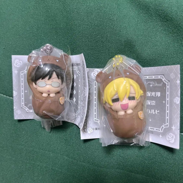 [BUNJANG] Ouran High School Host Club "Po-daegi" Gacha Keychains - Tamaki & Kyouya Bundle Set / 오란고교 포대기 가챠 키링 타마키 쿄우야 일괄