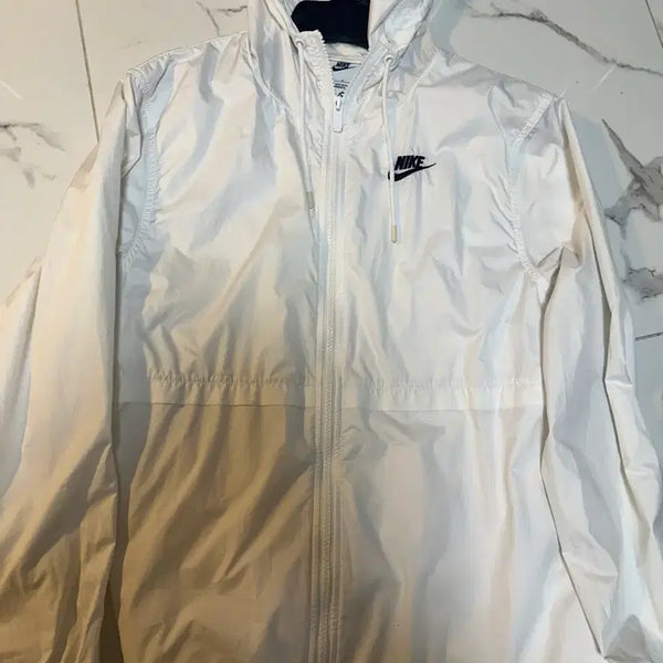 [BUNJANG] Nike Windbreaker White S / 나이키 바람막이 화이트 s