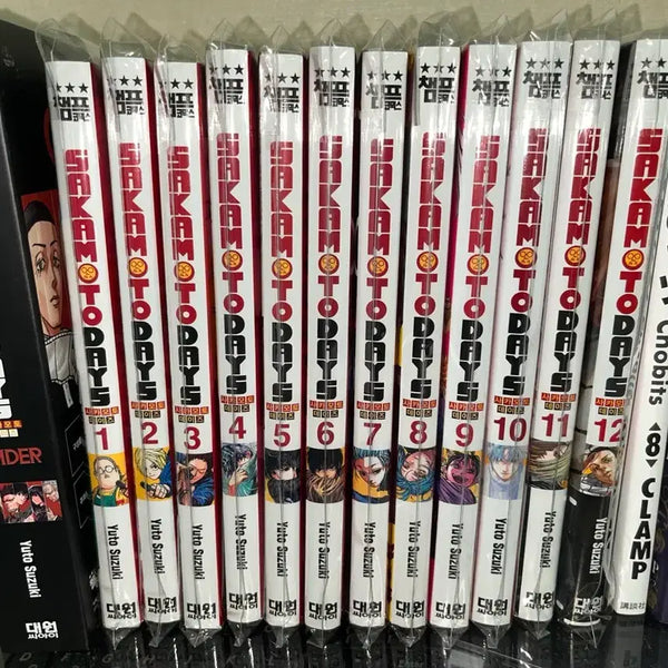 [BUNJANG] Sak Moto Days Manga Volumes 1-12 Special Edition / 특별판 포함) 사카모토데이즈 만화책 1-12권 사카데이