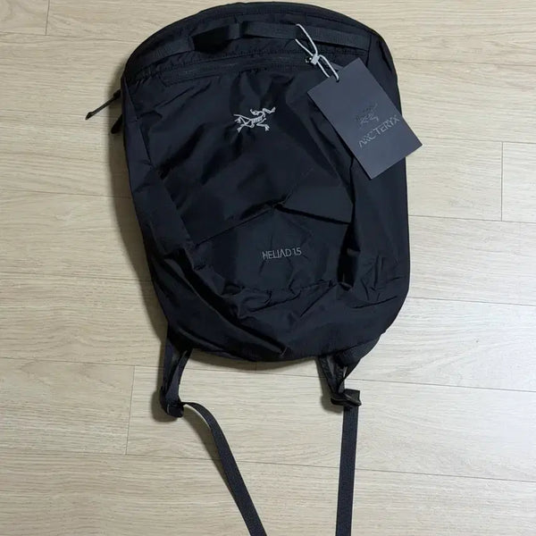[BUNJANG] Arc'teryx Heliad 15 Backpack Black / 새상품 아크테릭스 헬리아드 15 블랙
