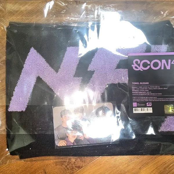[BUNJANG] N.Flying Group Photocard Included Towel Slogan / 단체 포카포함 엔플라잉 타올슬로건