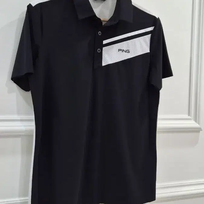 [BUNJANG] Ping Golfwear Short Sleeve Polo T-shirt Black / 핑 골프웨어 반팔 카라티 블랙