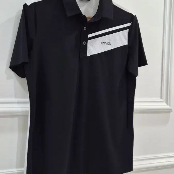 [BUNJANG] Ping Golfwear Short Sleeve Polo T-shirt Black / 핑 골프웨어 반팔 카라티 블랙