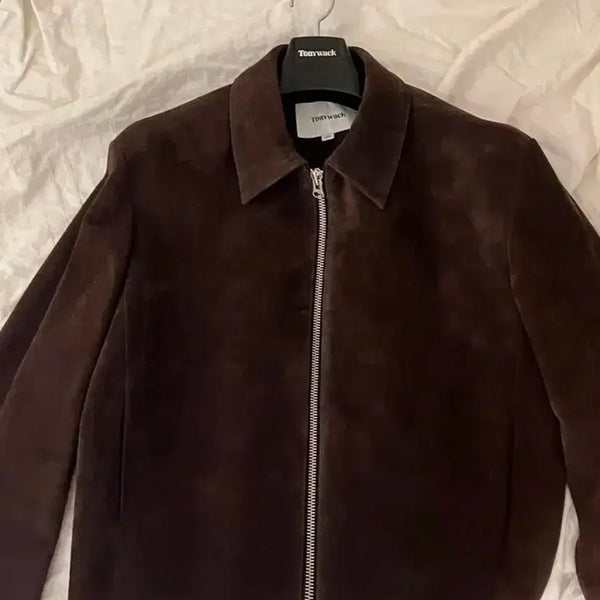 [BUNJANG] Tony Wack Suede Blouson Jacket XL / [XL] 토니웩 스웨이드 블루종 자켓