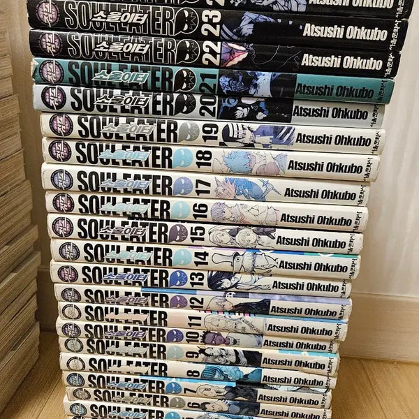[BUNJANG] Soul Eater Complete Set Volumes 1-25 (First Edition) / 소울이터 1~25 구판 전권