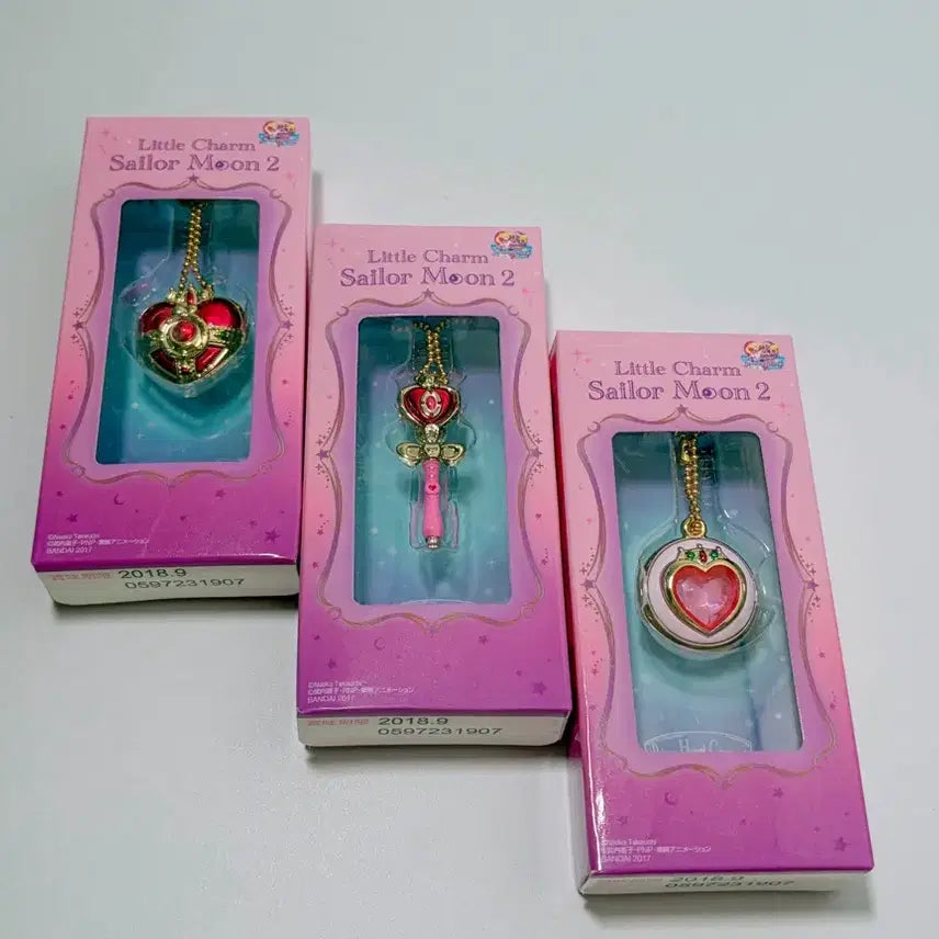 [BUNJANG] Sailor Moon Little Charm Series 2 Set of 3 / (미개봉 새상품) 세일러문 리틀참 2탄 3종 세트