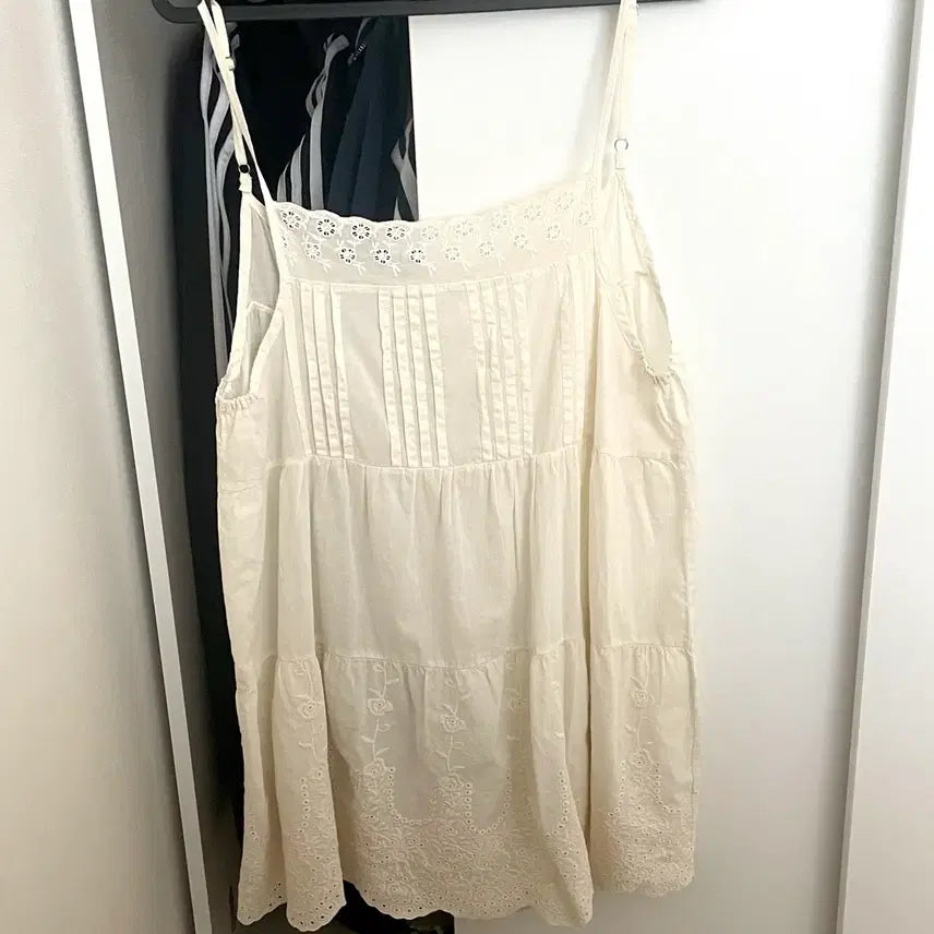 [BUNJANG] Ivory Layered Camisole / 모리걸st) 레이어드 나시 판매합니다