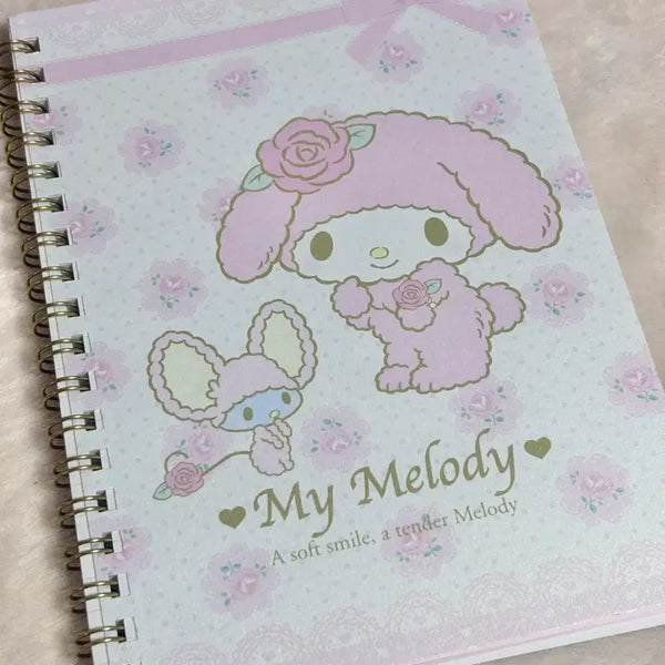 [BUNJANG] Sanrio 50th Anniversary My Melody Notebook / 고전 산리오 50주년 마이멜로디 공책 노트 로즈 장미