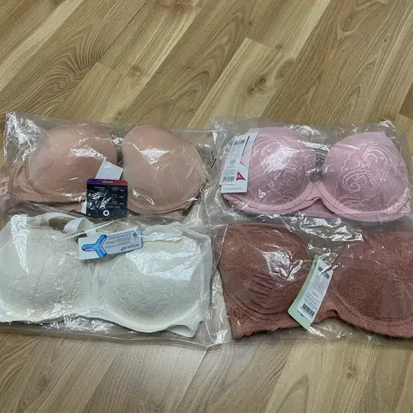 [BUNJANG] Vivian No-Wire Bra Set (4 Types, Size 75C) / 비비안 노와이어브라 4종75C (새제품)
