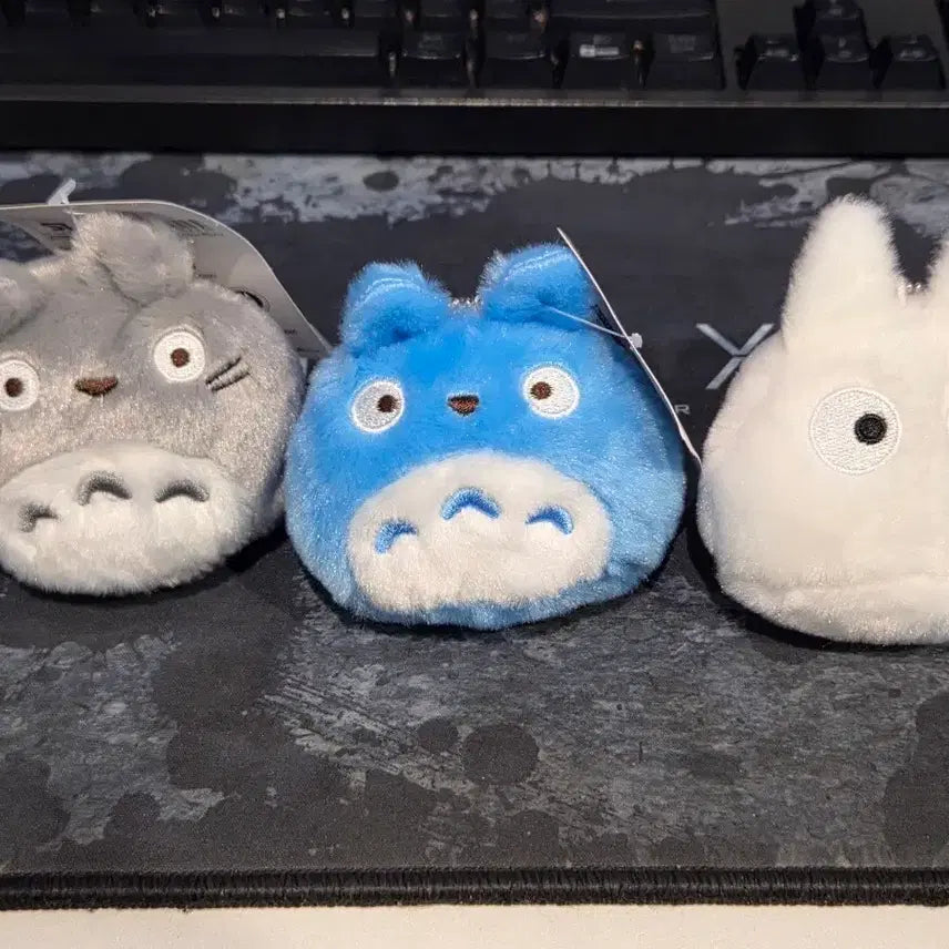 [BUNJANG] My Neighbor Totoro Plush Keychain 3 Variants New / 이웃집 토토로 인형 키링 3종 새상품