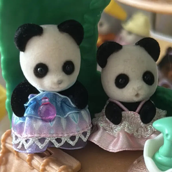 [BUNJANG] Sylvanian Families Panda Sisters Dream Palace Treehouse / 실바니안 팬더 판다 자매 꿈의궁전 트리하우스 마법