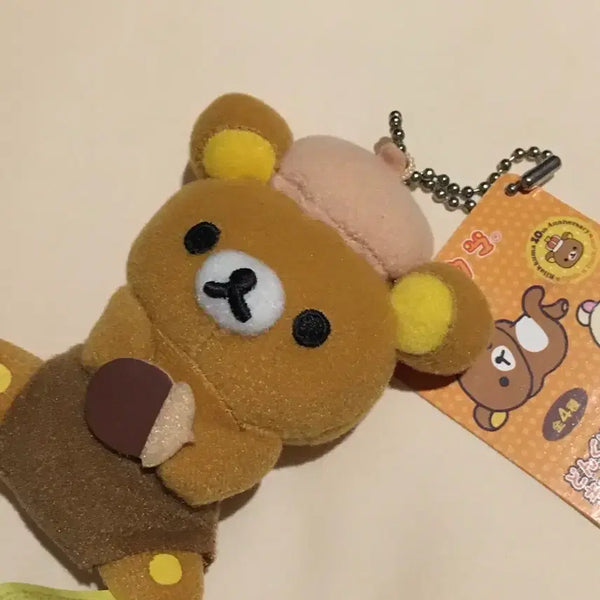 [BUNJANG] Rilakkuma Acorn Plush Keychain (2013) / 새상품급) 고전 리락쿠마 도토리 인형 키링