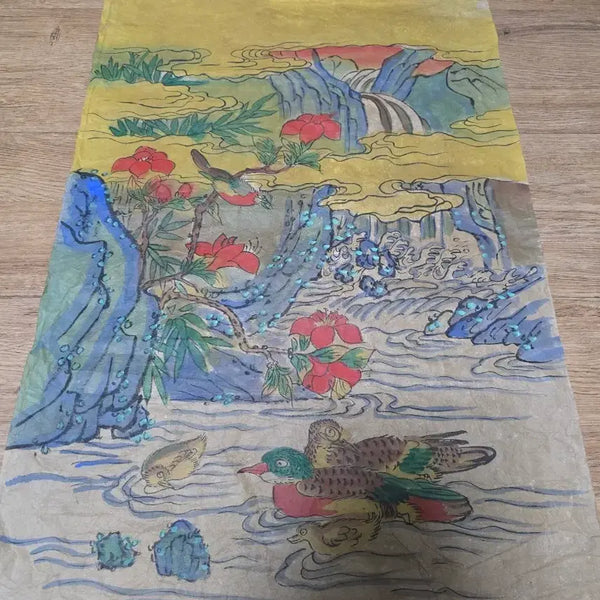 [BUNJANG] Ink Wash Painting Folk Art Duck / 수묵화 민화 오리