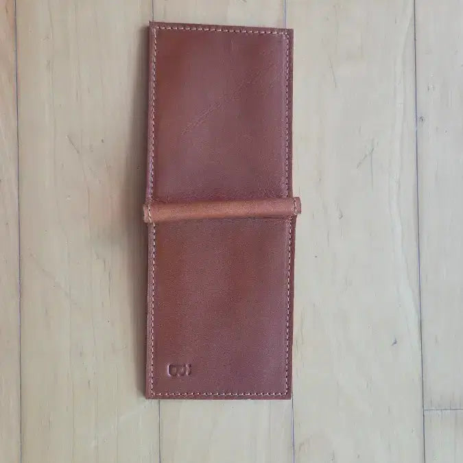 [BUNJANG] Mongolian Handmade Cowhide Leather Money Clip Wallet / [미사용] 몽골 핸드메이드 소가죽 머니클립 지갑 판매