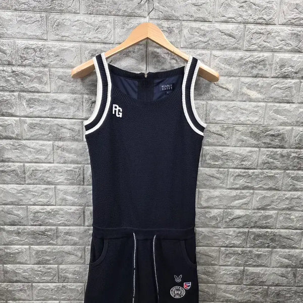 [BUNJANG] Parry Gates Golf Knit Dress Navy Size 95 / 파리게이츠 골프 니트  원피스 네이비   사이즈 95