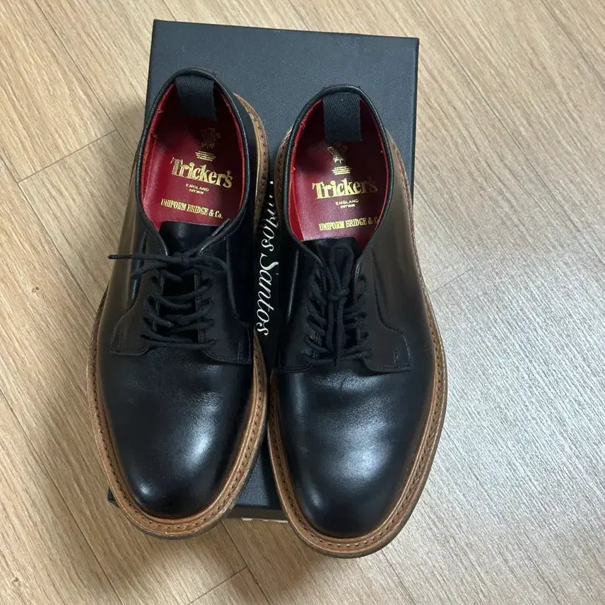 [BUNJANG] Tricker's Robert Black Derby Shoes / 트리커즈 로버트