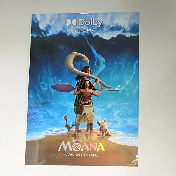 [BUNJANG] Moana Dolby Cinema A3 Poster / 모아나 돌비 A3 포스터