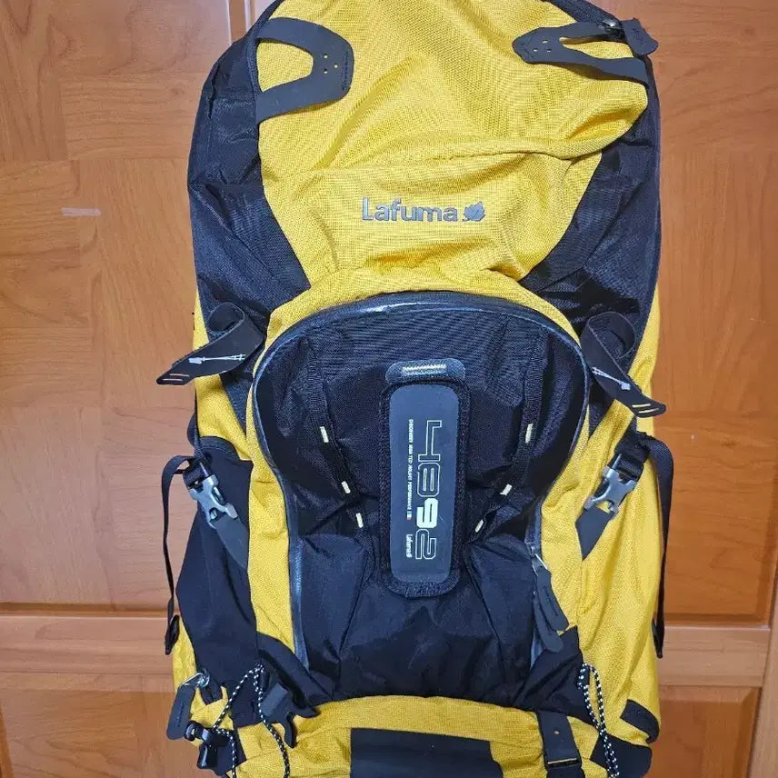 [BUNJANG] Lafuma Backpack Yellow/Black Model 4892 / 라푸마 백팩 45옐로우 블랙 4892