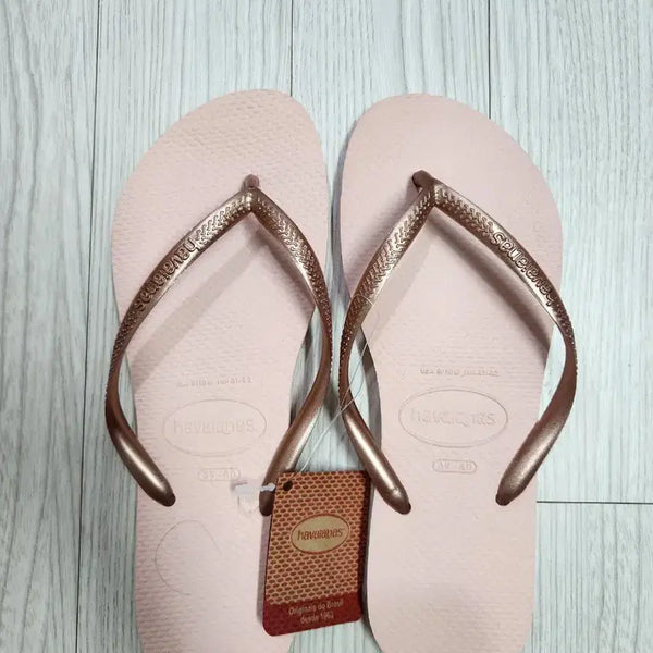 [BUNJANG] Havaianas Slim Flip Flops Pink Size 39/40 / 하바이아나스 쪼리 핑크 39/40사이즈 (새상품)