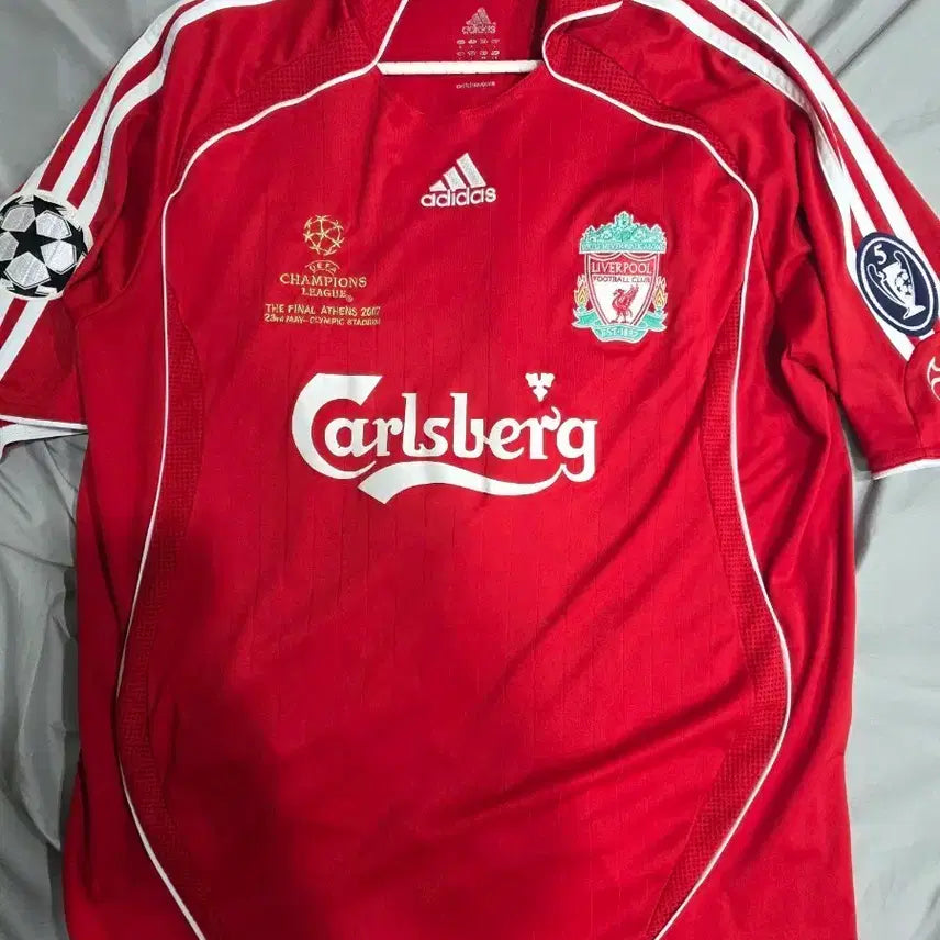 [BUNJANG] Liverpool 2006-2008 Champions League Final Gerrard Signed Robbie Keane Jersey / 06-08 리버풀 챔결 제라드 로비킨 싸인