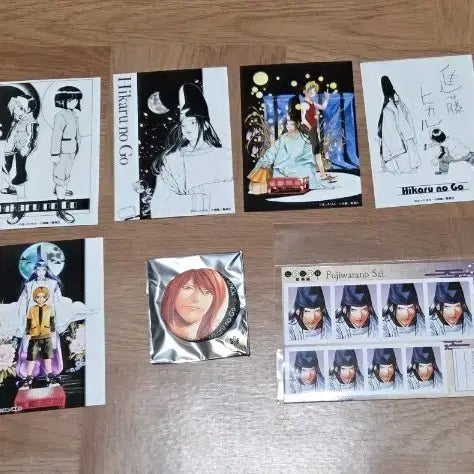 [BUNJANG] Hikaru no Go Original Art Exhibition Certified Photo Kuzuki Ghost Go Master / 히카루의바둑 원화전 사이 증명사진 쿠지 고스트바둑왕