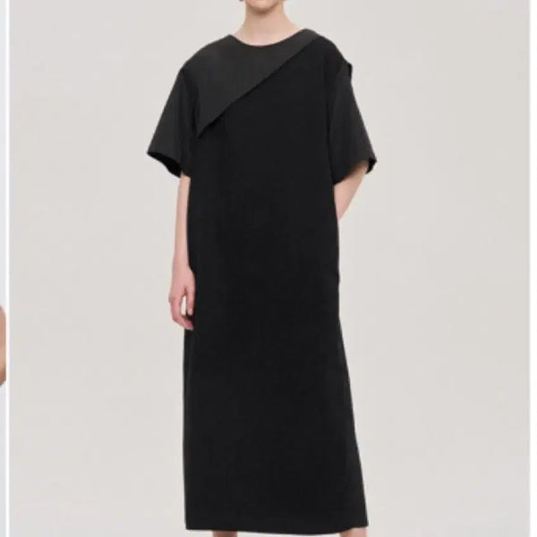 [BUNJANG] System Panel Block Oversized Dress / 시스템 패널 블록 오버사이즈 원피스