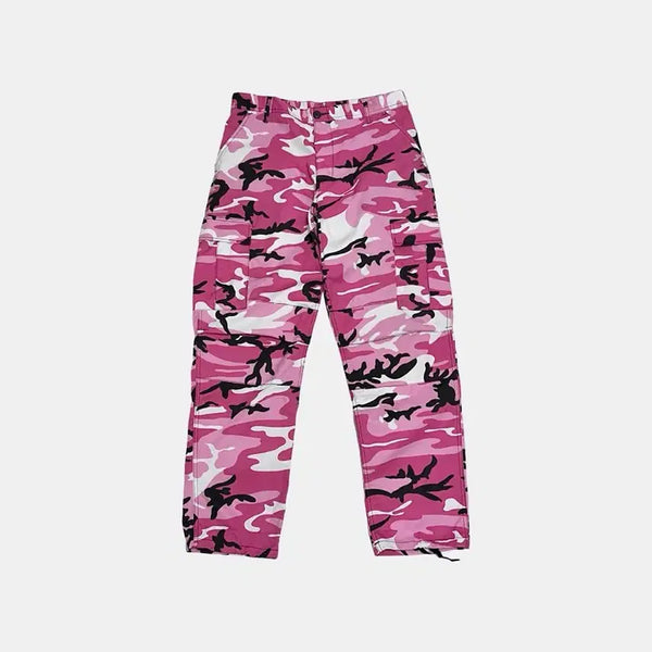 [BUNJANG] Rothco Pink Camouflage BDU Cargo Pants Vintage / 로스코 BDU 핑크 카모플라주 카고팬츠 빈티지 바지