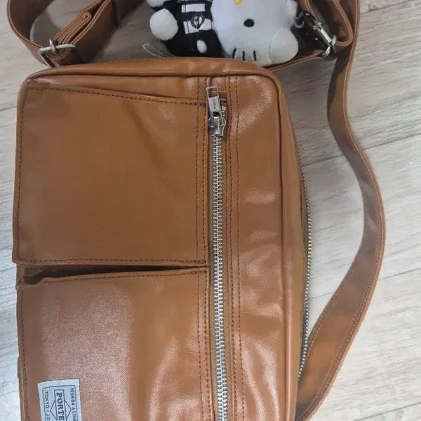 [BUNJANG] Porter Crossbody Bag Brown / 포터 가방 브라운