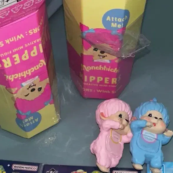 [BUNJANG] Monchhichi Hipper Colors Pink/Blue / 몬치치 히퍼 컬러즈 핑크/블루