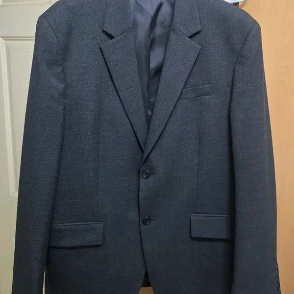 [BUNJANG] Musinsa Standard Relaxed Basic Wool Blazer Charcoal Gray 2XL / 무신사 스탠다드 릴렉스드 베이식 울 블레이저 차콜그레이 2XL