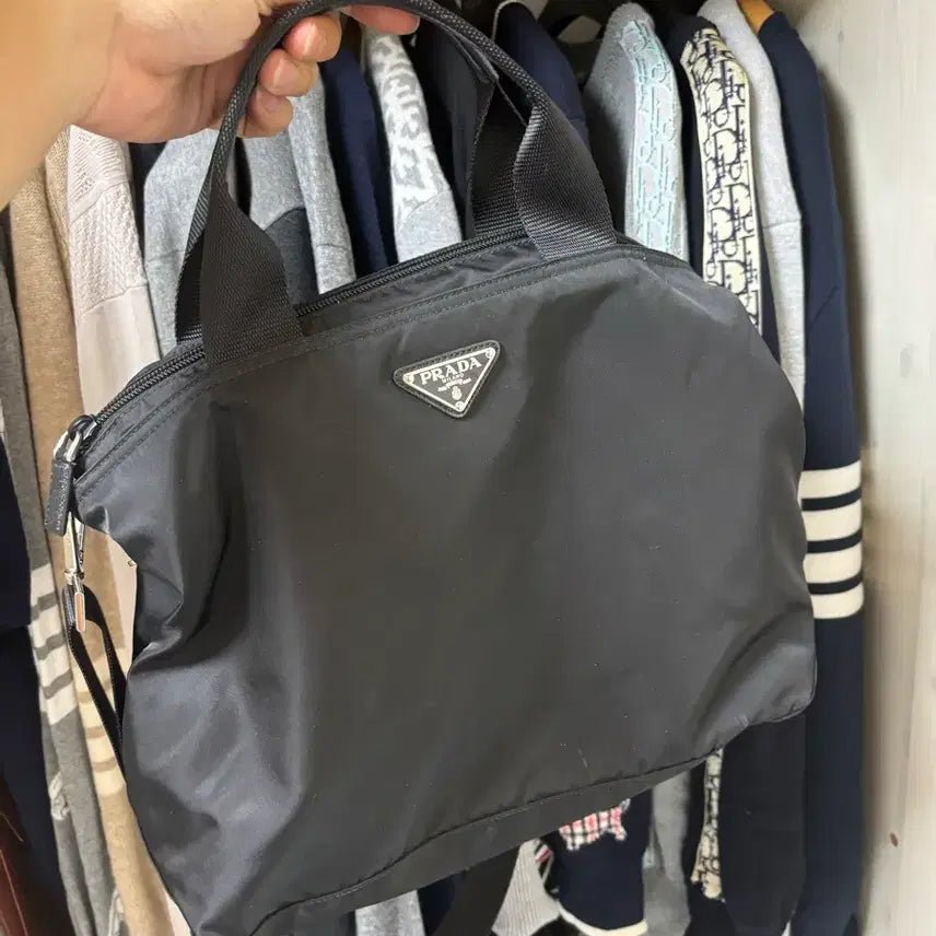 [BUNJANG] Prada Pocono Bella Two-Way Bag / 프라다 정품 포코노 벨라 투웨이백