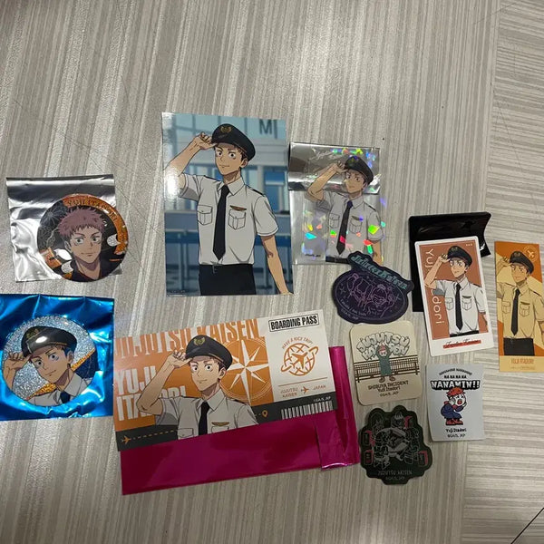 [BUNJANG] Jujutsu Kaisen Yuji Itadori Bundle Set / 주술회전 하네다 츠타야 에어도쿄 이타도리 유지 일괄